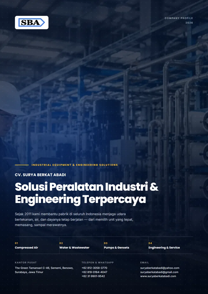 Sampul company profile CV. Surya Berkat Abadi